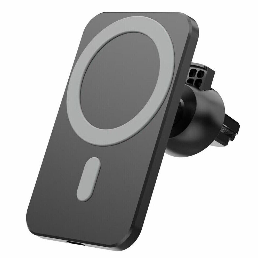 Magnetic wireless charging car phone holder