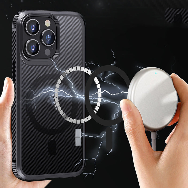 New Protective Phone Case With Magnetic Suction And Anti Drop Feature