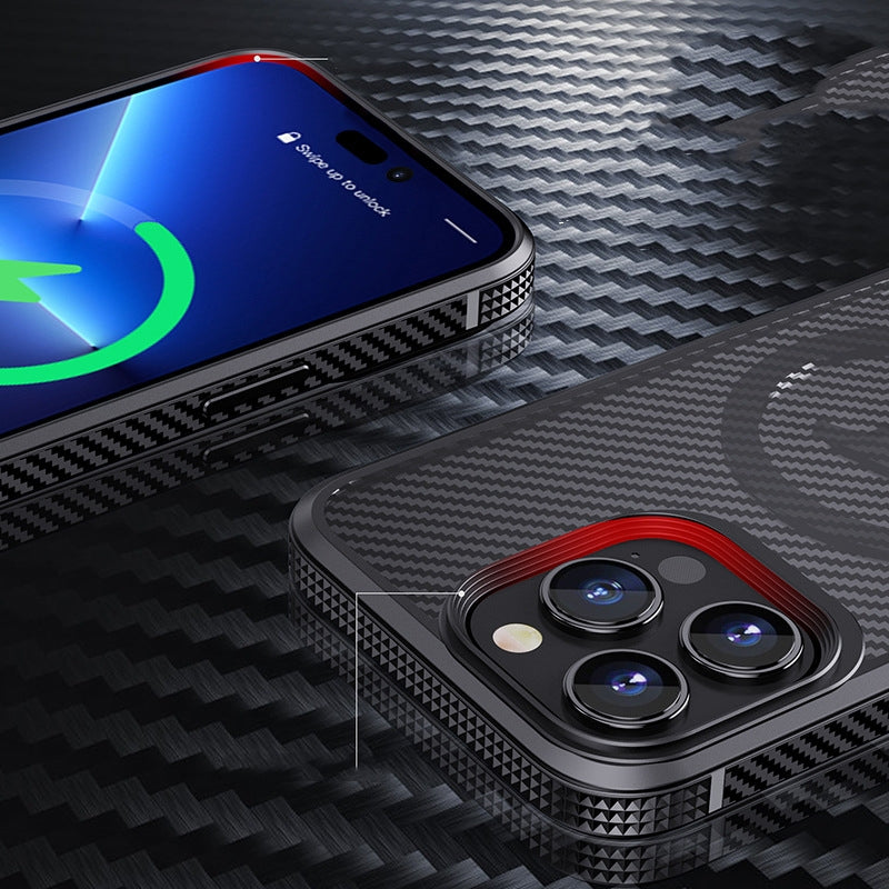 New Protective Phone Case With Magnetic Suction And Anti Drop Feature